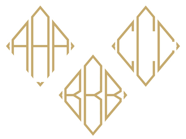 Personalized Diamond Monogram Sweater by Monogram Knits
