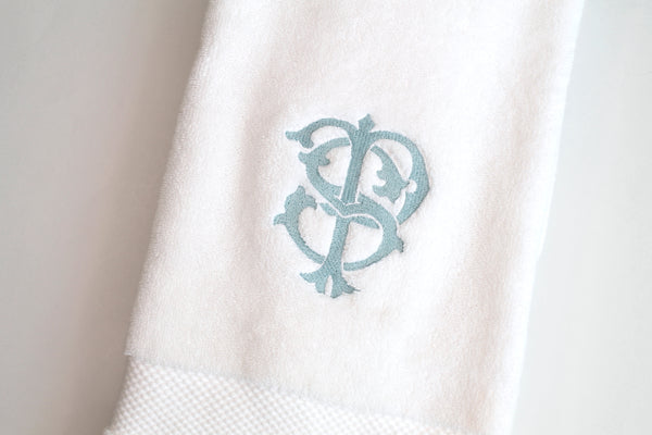 Custom monogram embroidery - InconnuLAB