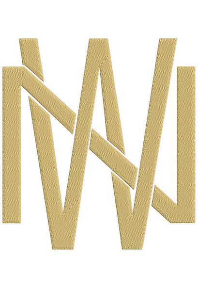 Monogram Block NW For Embroidery – Shuler Studio