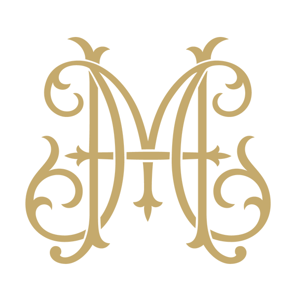 monogram design mm logo