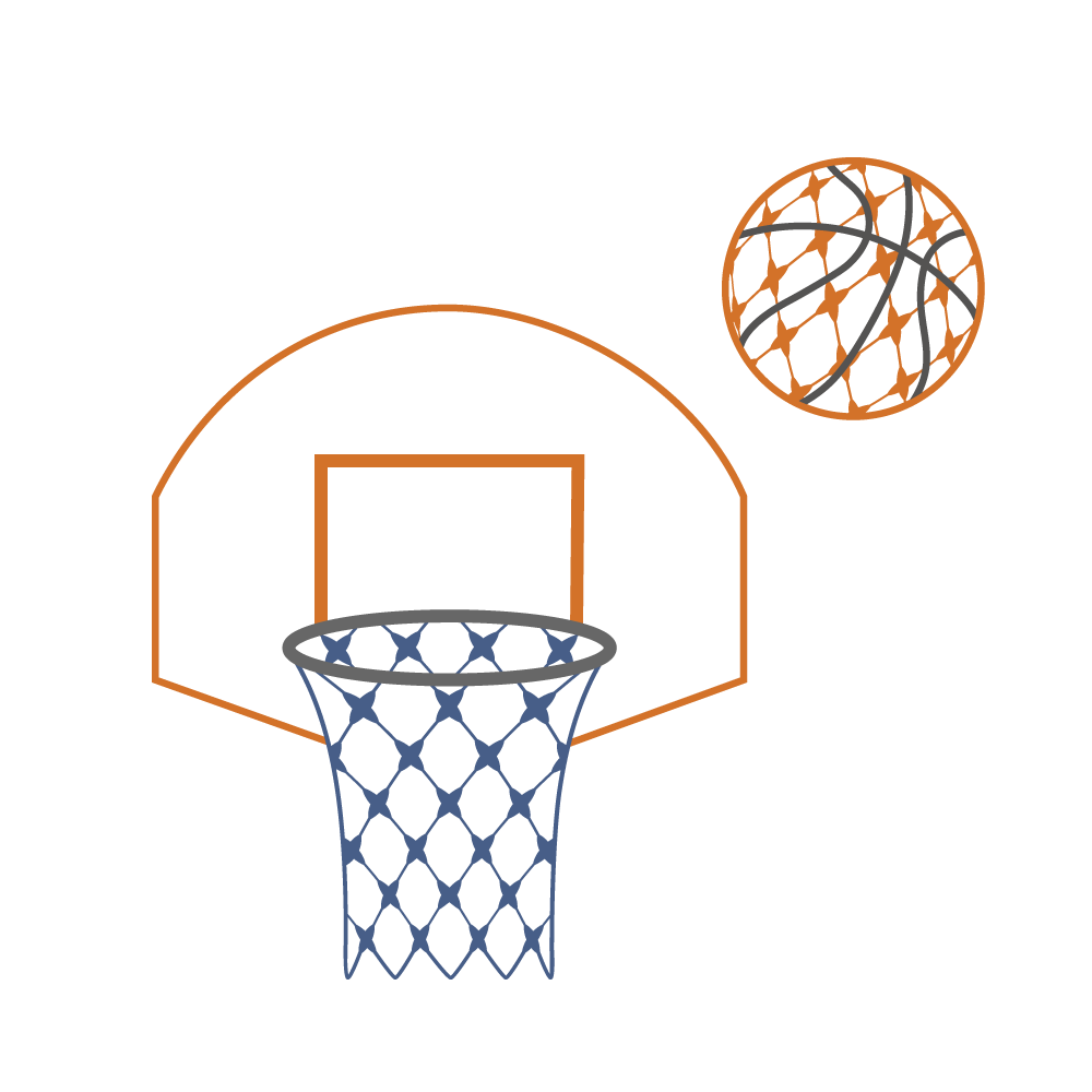 Chic Basketball Set for Print