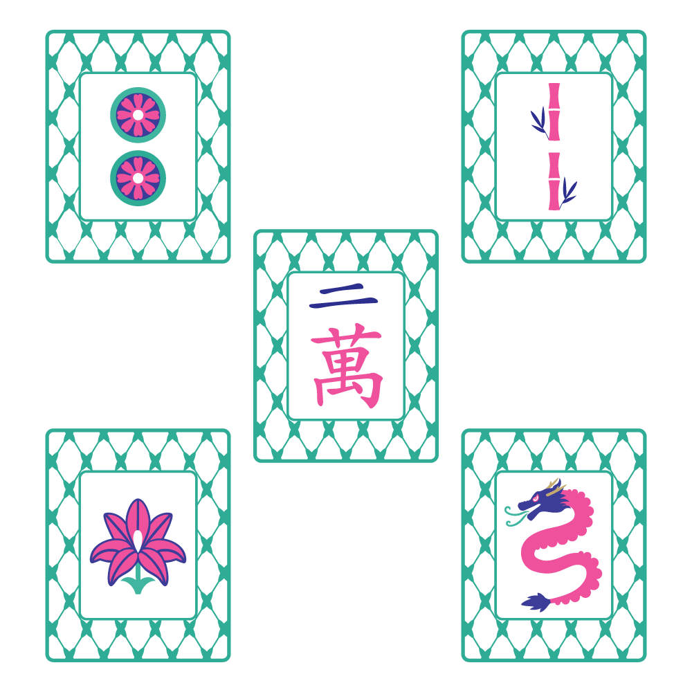 Chic Mahjong for Print