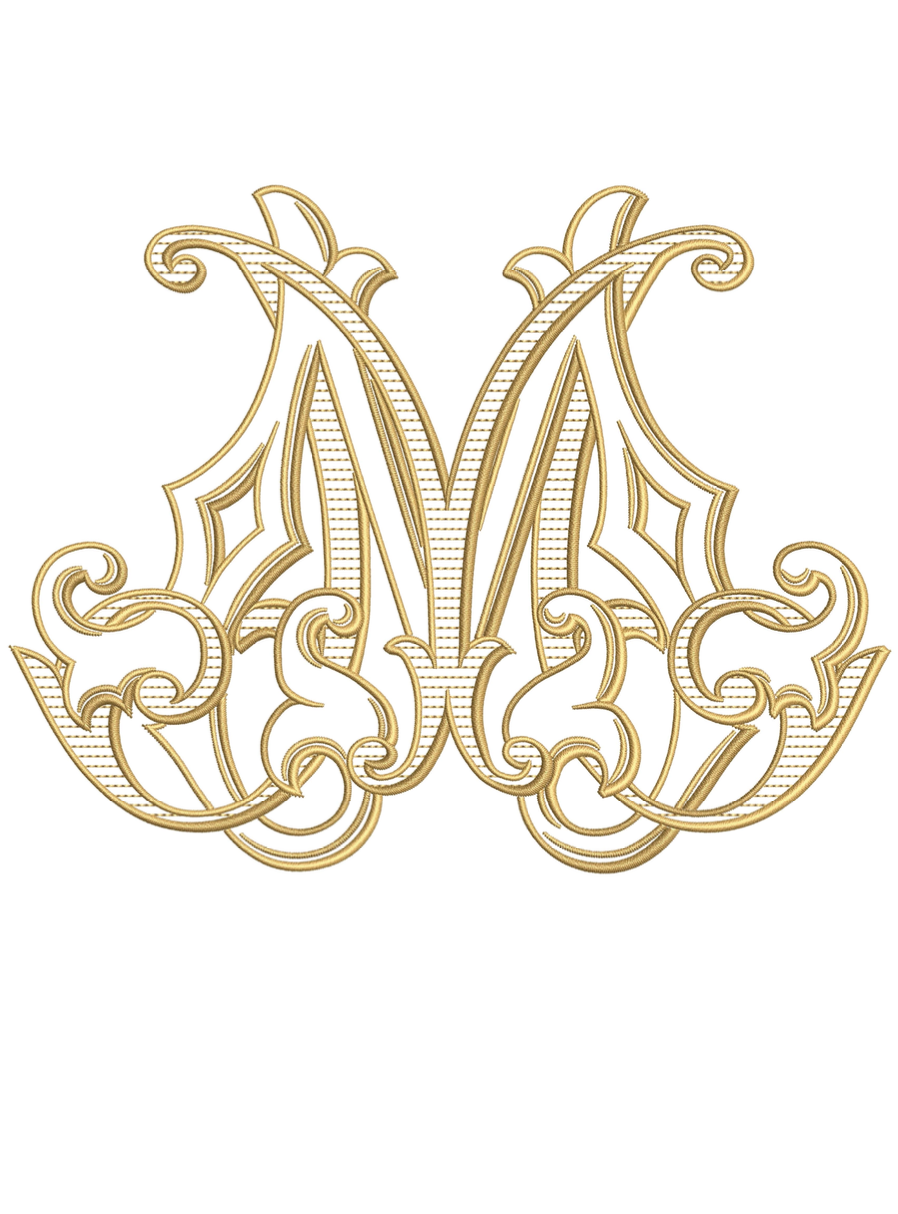 Custom MM Interlocking Wedding Monogram Logo Printable Digital 