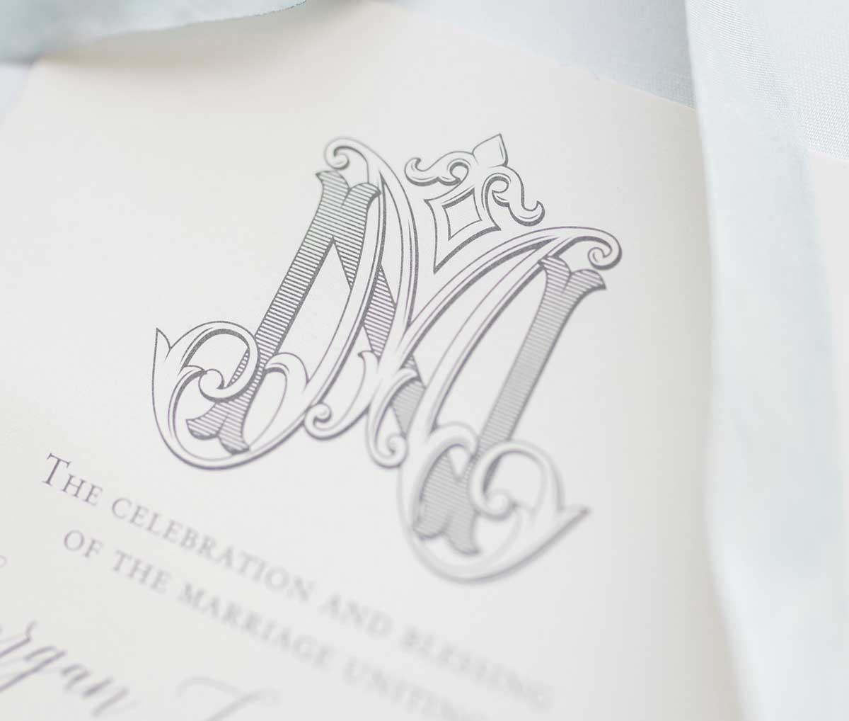 Initial letter LV wedding monogram logo design inspiration