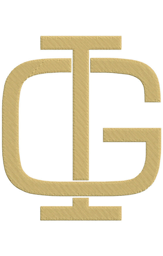 Monogram Block GM for Embroidery