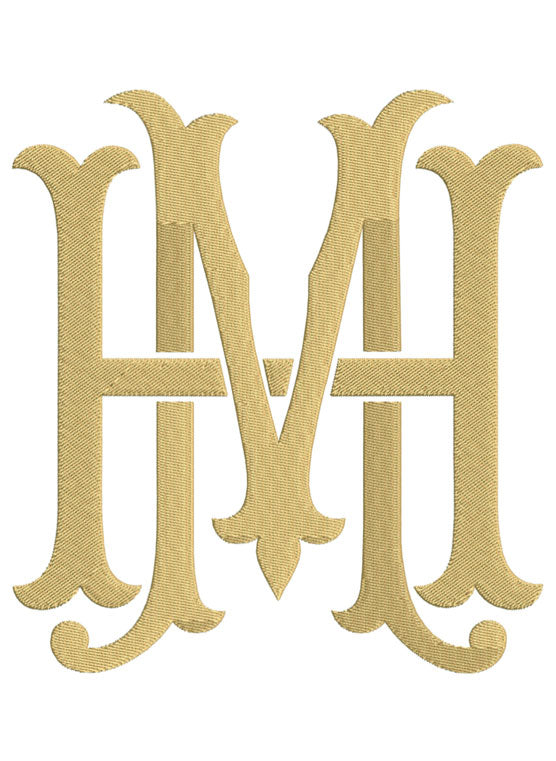 Monogram Chic MM for Embroidery – Shuler Studio